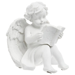 Figură decorativă Înger Atmosphera, Rășină, 16 cm, Asortate