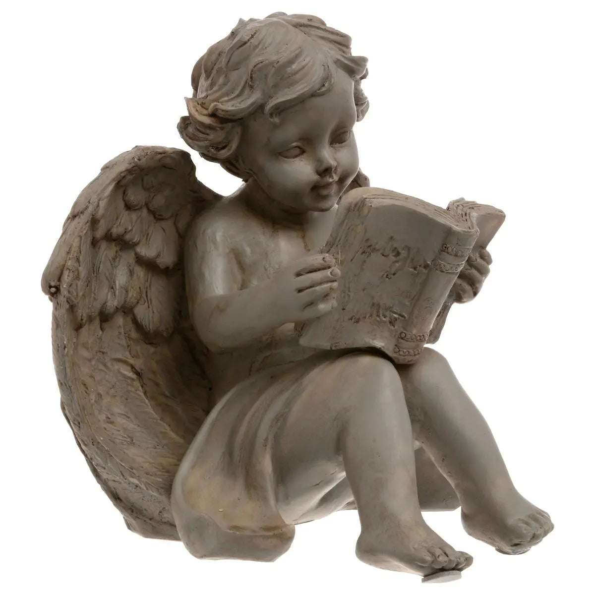 Figură decorativă Înger Atmosphera, Rășină, 16 cm, Asortate