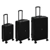 Комплект от 3 твърди куфара 5five, ABS, 98L, Черен