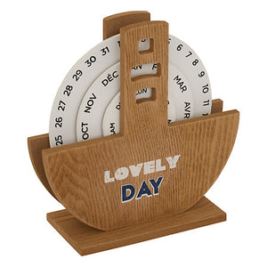 Calendar Atmosphera Flow, Lemn, 20 cm