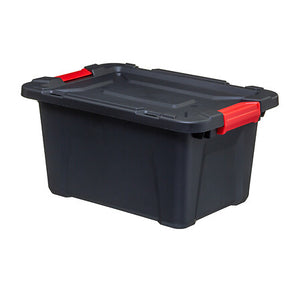 Кутия за съхранение 5five Store n'Lock, Пластмаса, 30L, Черна