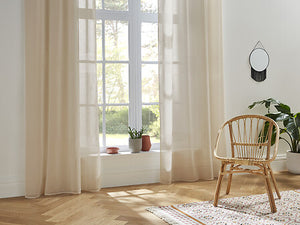 Sab sheer curtains 140 x 240 cm linen-coloured