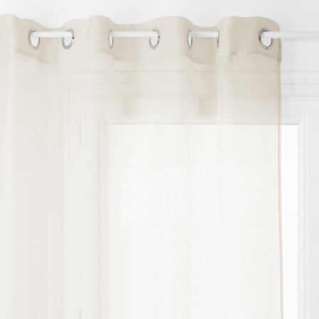 Moly sheer curtains 135 x 240 cm linen-coloured
