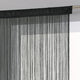 String curtain 90 x 200 cm black
