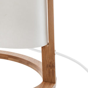 Lampă de noapte Atmosphere Pita, 27 cm, bambus
