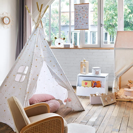 Cort pentru copii Atmosphera Teepee, 130x130x160 cm