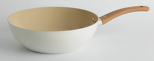 Уок тиган 5five Harmony, Рециклиран алуминий, 28 cm, Бежов