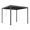 Ръчна пергола Hesperide Olynea, Алуминий и стомана, Графит — изображение 1