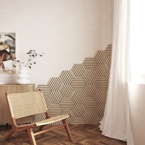 Set panouri decorative Atmosphera Colva, MDF, 30x26 cm, 3 buc.