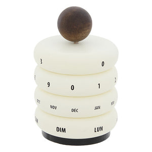 Декоративен календар atmosphera Homy, Дърво, 14 cm