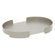 Oval tray Serva 35 x 50 cm aluminum laurel