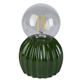 Настолна LED лампа atmosphera Cactos, Доломит, Зелена, 15 cm