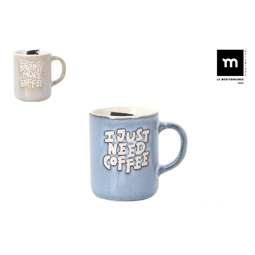 Ceașcă de cafea LA MEDITERRANEA, ceramică, 90 ml