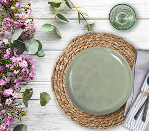 Farfurie pentru desert LA MEDITERRANEA Macarella Green, 21 cm, portelan