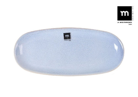 Farfurie ovala LA MEDITERRANEA Macarella Blue, Portelan