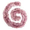 Fine strand boa garland 15 cm x 2 m 8 folds pink