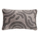 Printed cushion Lilou 30 x 50 cm dark grey