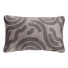 Printed cushion Lilou 30 x 50 cm dark grey
