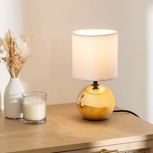Lampă de noapte Atmosphere Timeo, 25 cm, ceramică