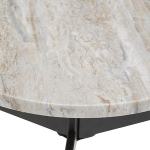 Masuta Atmosphera Tusco, MDF, Marmura, Ø35 cm