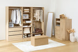 Гардероб 5five Dolo, MDF, Бежов, 115 cm