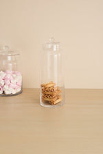 Висок буркан за бонбони 5five Ambroisia, Стъкло, 3.3L, Прозрачен