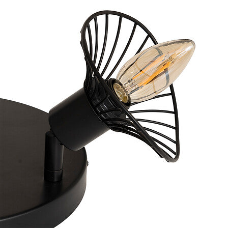 Lampă de tavan Atmosphera Adelia, 25 cm, Negru