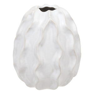 Vază Atmosphere Sandri, 17 cm, Alb, Ceramică