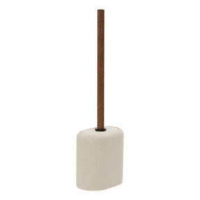 Четка за тоалетна 5five Argiléo, Полирезин, Бежова, 39 cm