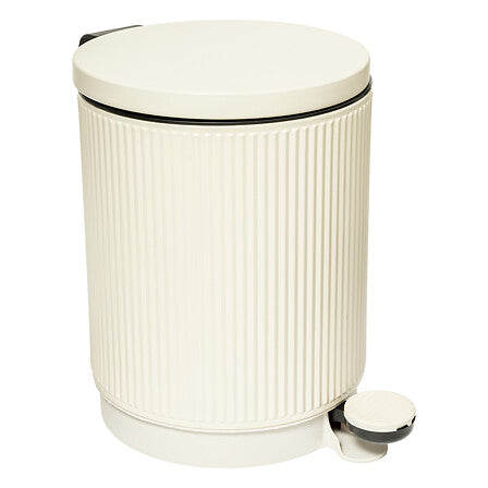 Кош за отпадъци 5five, Метал, 5L, Бежов