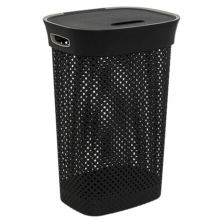 Кош за пране 5five, Полипропилен, 60L, Сив
