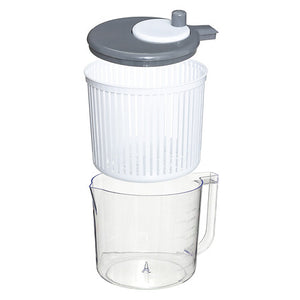 Центрофуга за салата 5five, Полистирен, 2.5L, Сива