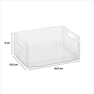 Сгъваема кутия за съхранение 5five Fold'n Box, Пластмаса, 2.8L, Сива