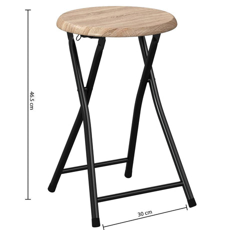 Сгъваемо столче 5five, Дърво и MDF, Бежово