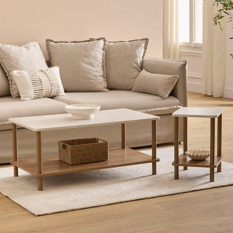 Нощно шкафче 5five Côme с рафт, MDF, Кафяво, 44 cm