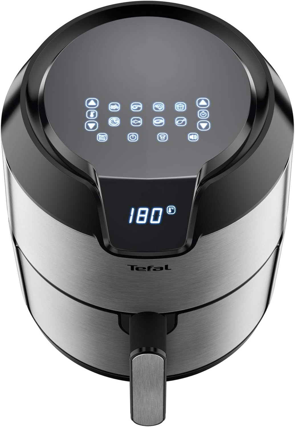 Friteuză Tefal Easy Fry Deluxe, EY401d, XL 1,2 kg, Negru/Gri