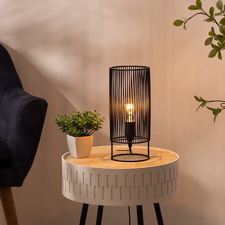 Lampă de masă atmosferă Nora, 30 cm, Metal