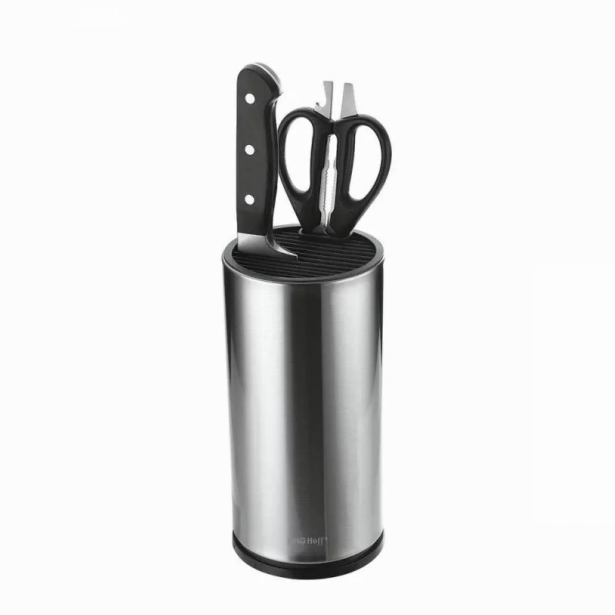 Suport rotund pentru cuțite KingHoff 1654, inox
