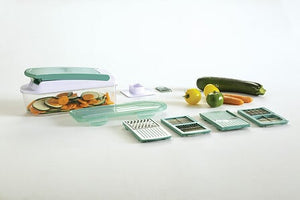 Мандолина 5five Essentiels, 10 части, Синя