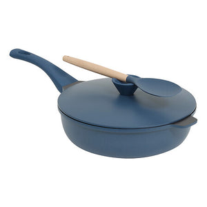 Тиган с кошница и прибори 5five Aluro, Лят алуминий, 28 cm, Син