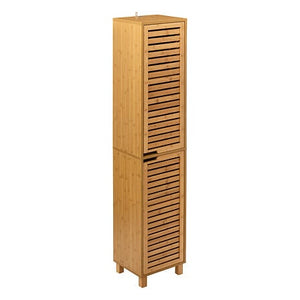 Dulap de baie 5five Sicla, înalt, bambus