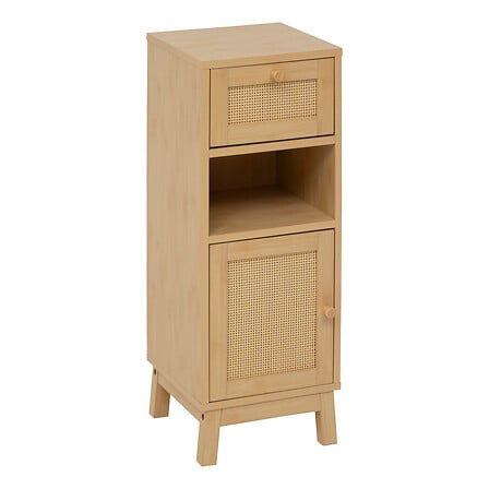 Висок шкаф с ратанова основа 5five, 80 cm