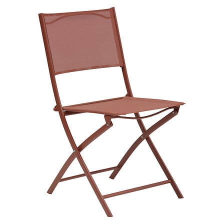 Modula folding chair mahogany mahogany