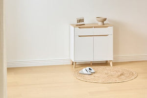 Мебел за антре 5five Luma, Бяло дърво, 80 cm