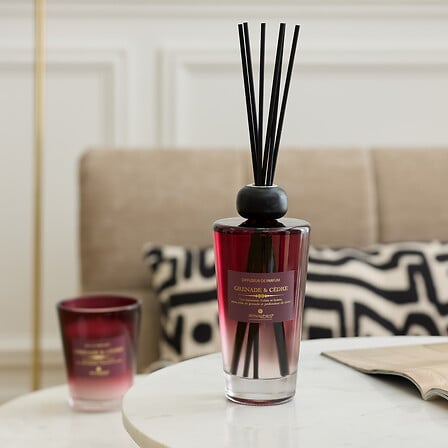 Арома дифузер atmosphera Alma, Стъкло, Нар и Кедър, 500 ml