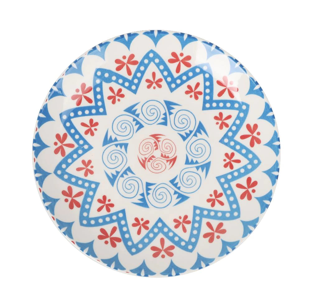 Set de farfurii de desert japoneze LA MEDITERRANEA Kait, 20 cm, porțelan, 6 buc.