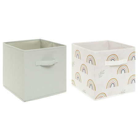 Set cutii de depozitare Atmosphera Rainbow, 2 buc.