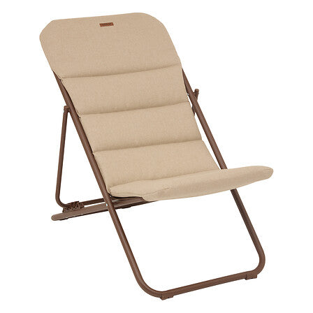 Nillia deck chair linen ebony