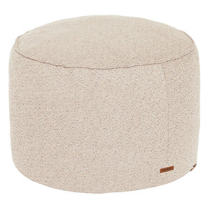 Кръгъл пуф Hesperide Sylme, PU пяна, Цветът на глина — изображение 1