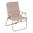 Сгъваем къмпинг стол Five, Полиестер, 91 cm, Бежов